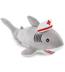 BABY SOFT PLUSH - GREY SHARK NURSE DRESS UP