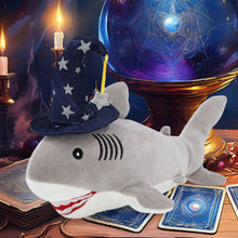 BABY SOFT PLUSH - GREY SHARK WITH WIZARD DRESS UP