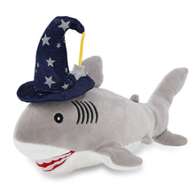 BABY SOFT PLUSH - GREY SHARK WITH WIZARD DRESS UP