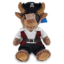 SUPER SOFT PLUSH - SITTING BUFFALO PIRATE DRESS UP