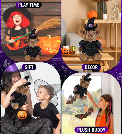 SUPER SOFT PLUSH - SITTING BUFFALO WITCH