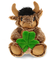 PLUSH SHAMROCK - SUPER SOFT PLUSH - SITTING BUFFALO