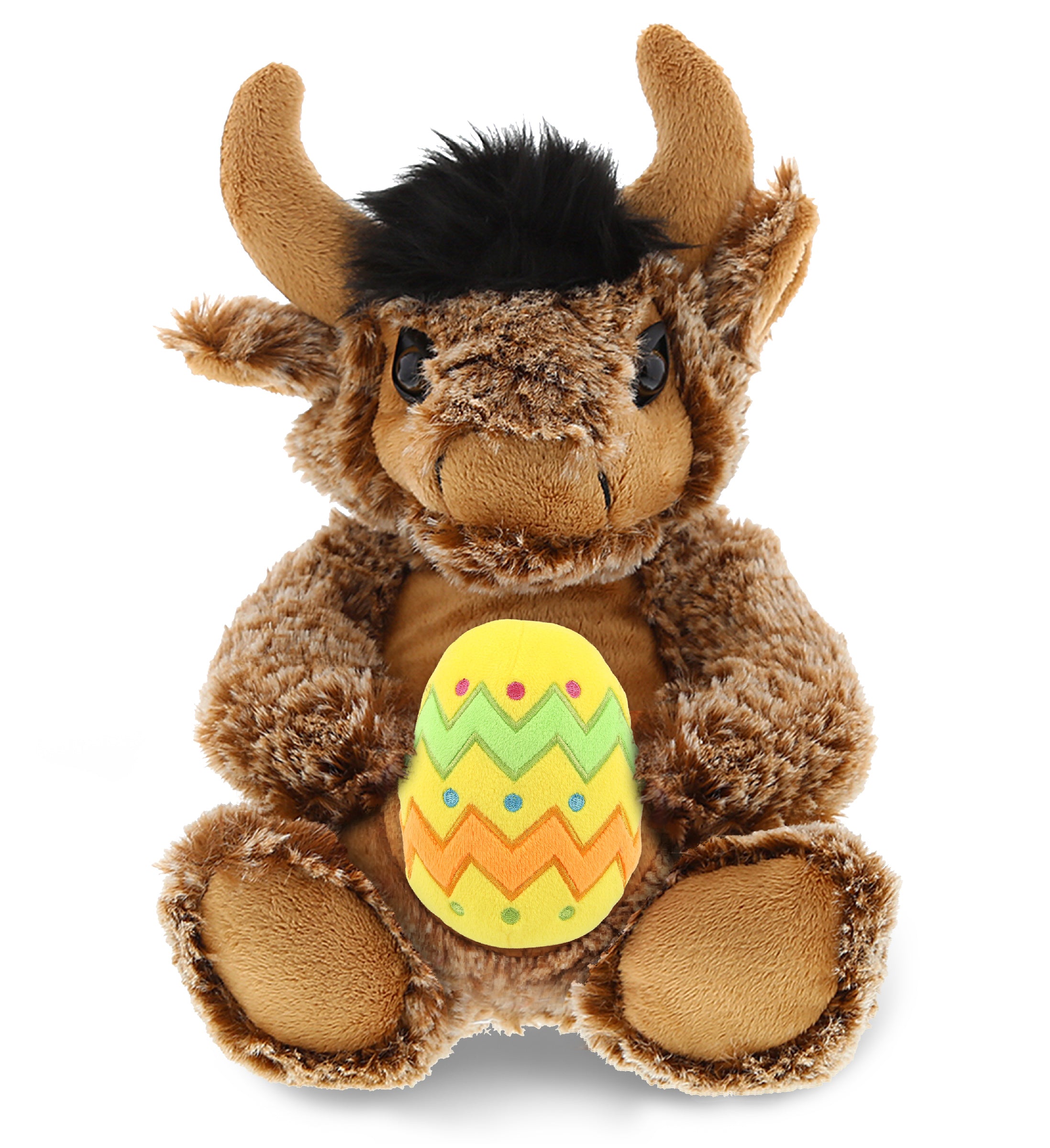 PLUSH EASTER EGG - SUPER SOFT PLUSH - SITTING BUFFALO