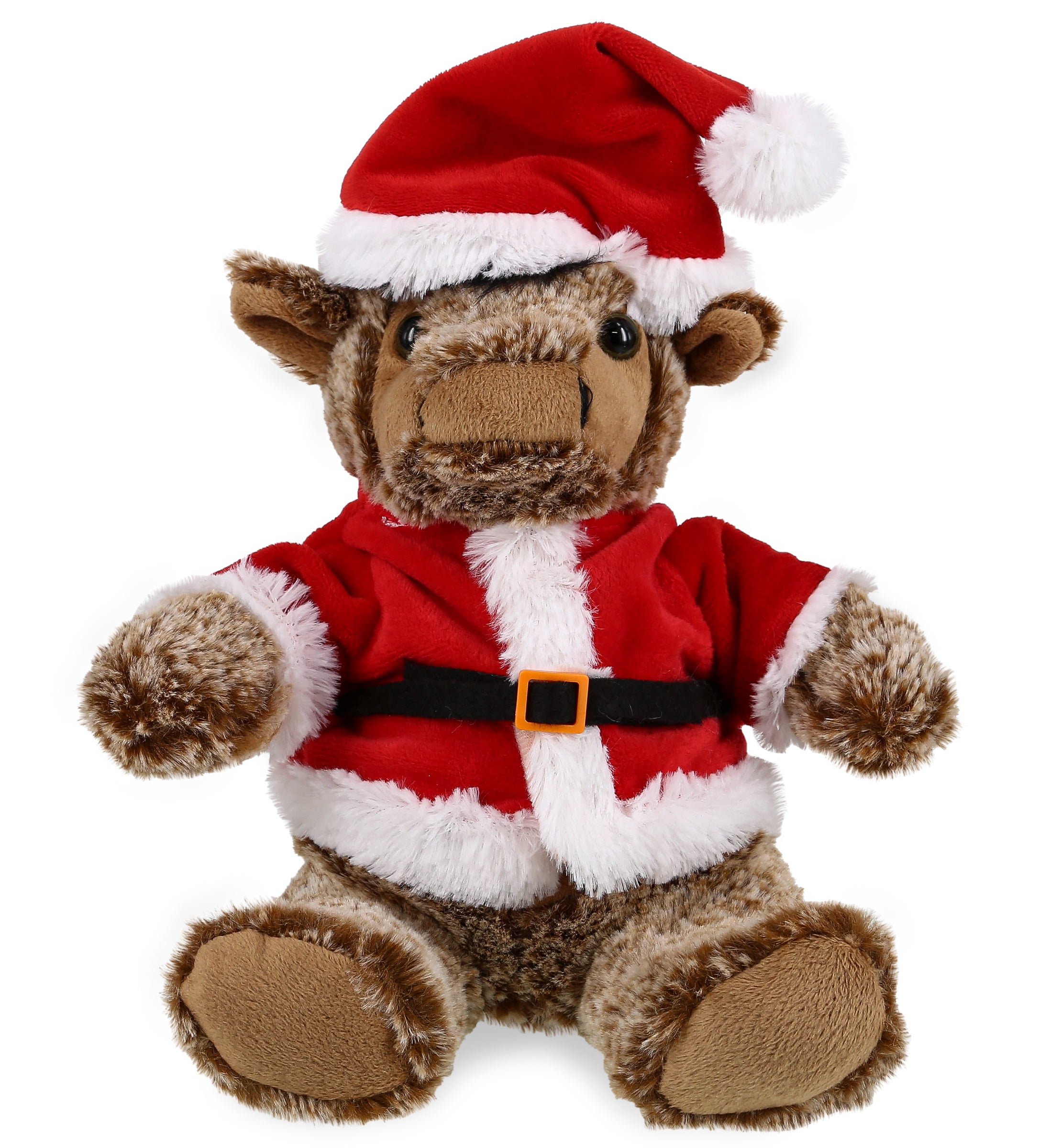 PLUSH SANTA - SUPER SOFT PLUSH - SITTING BUFFALO