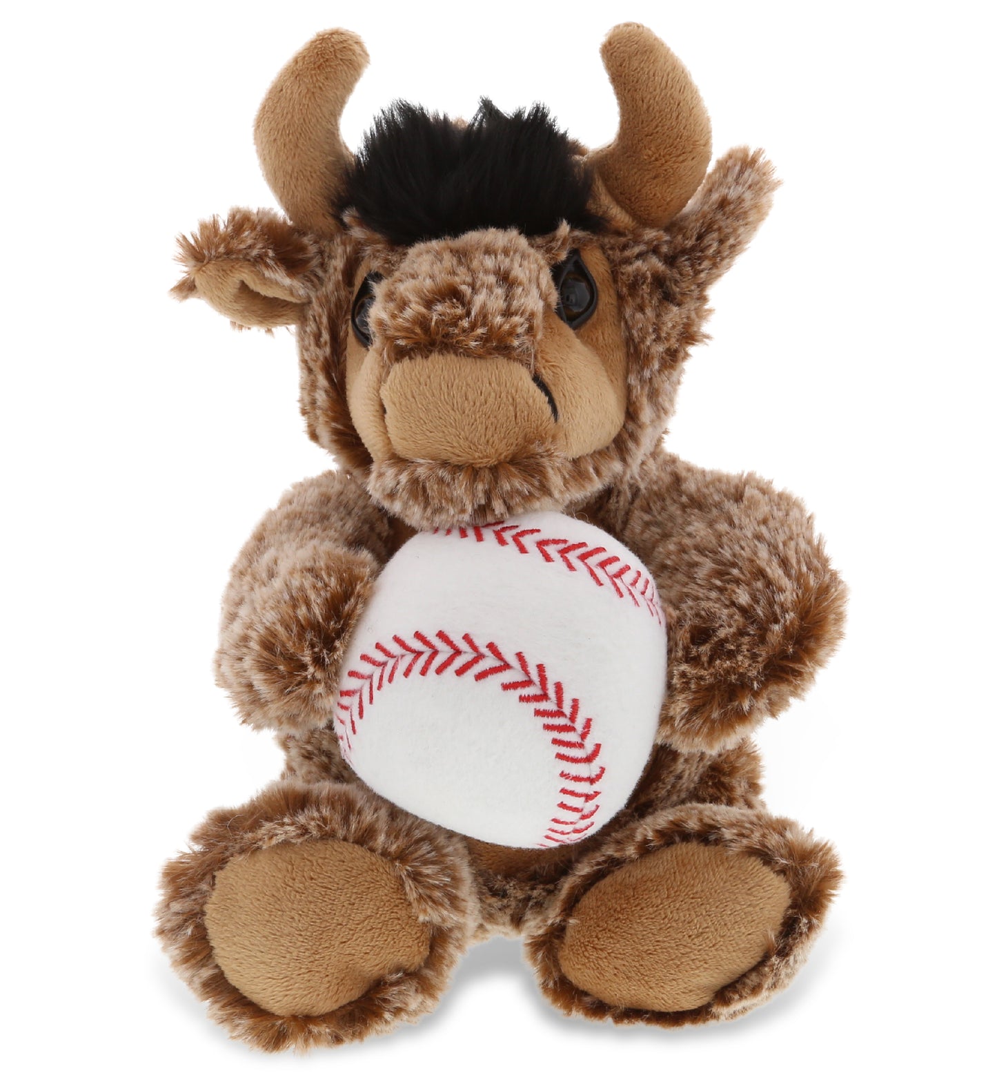 PLUSH BASEBALL - SUPER SOFT PLUSH - SITTING BUFFALO