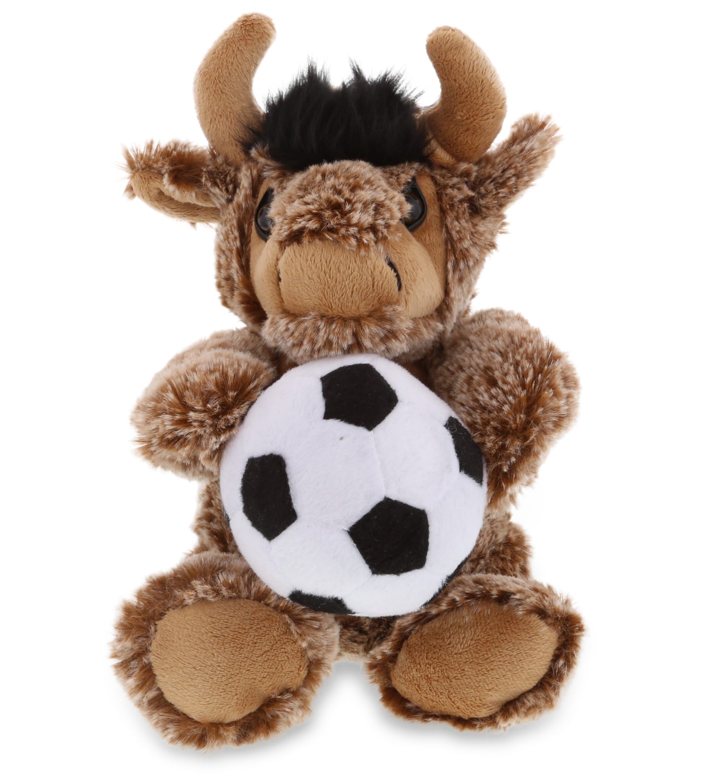 PLUSH SOCCER BALL - SUPER SOFT PLUSH - SITTING BUFFALO