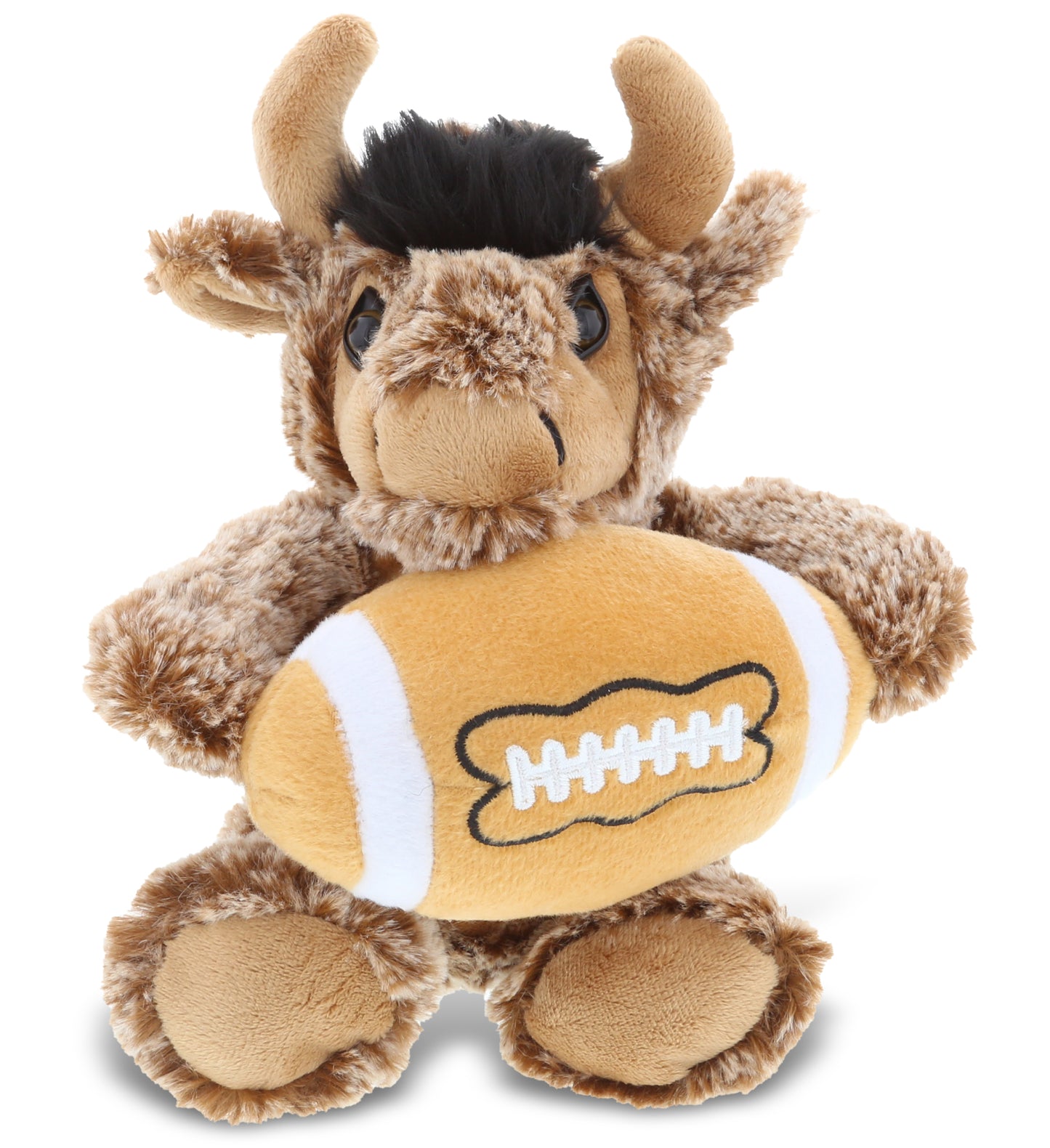 PLUSH FOOTBALL - SUPER SOFT PLUSH - SITTING BUFFALO