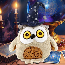 SUPER SOFT PLUSH - FAT BROWN OWL WIZARD