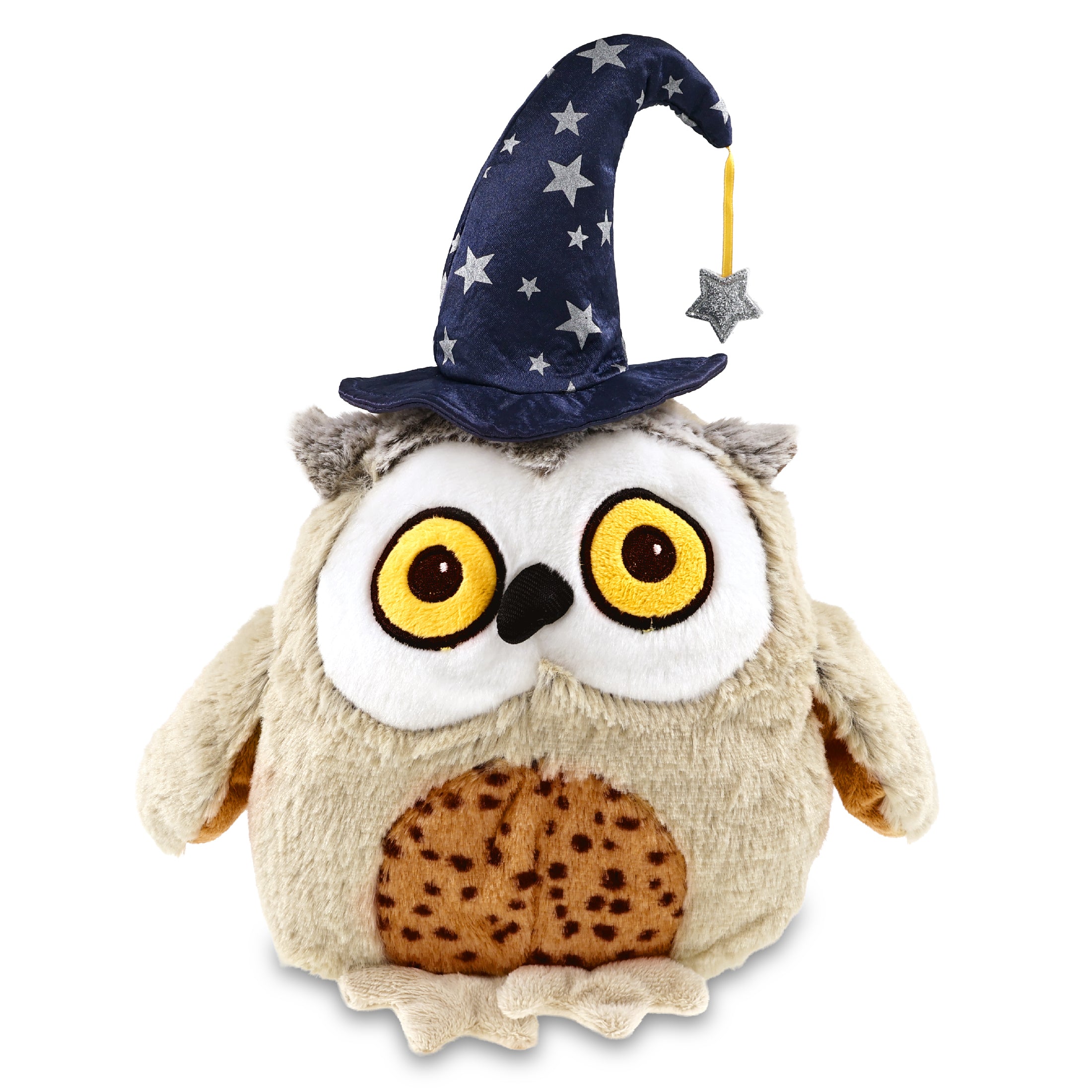 SUPER SOFT PLUSH - FAT BROWN OWL WIZARD