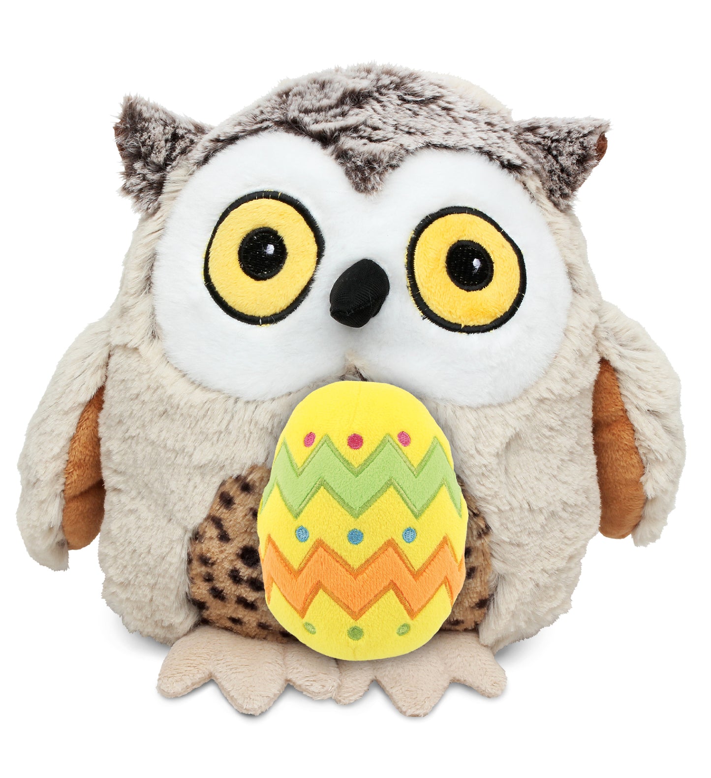PLUSH EASTER EGG - SUPER SOFT PLUSH - FAT BROWN OWL