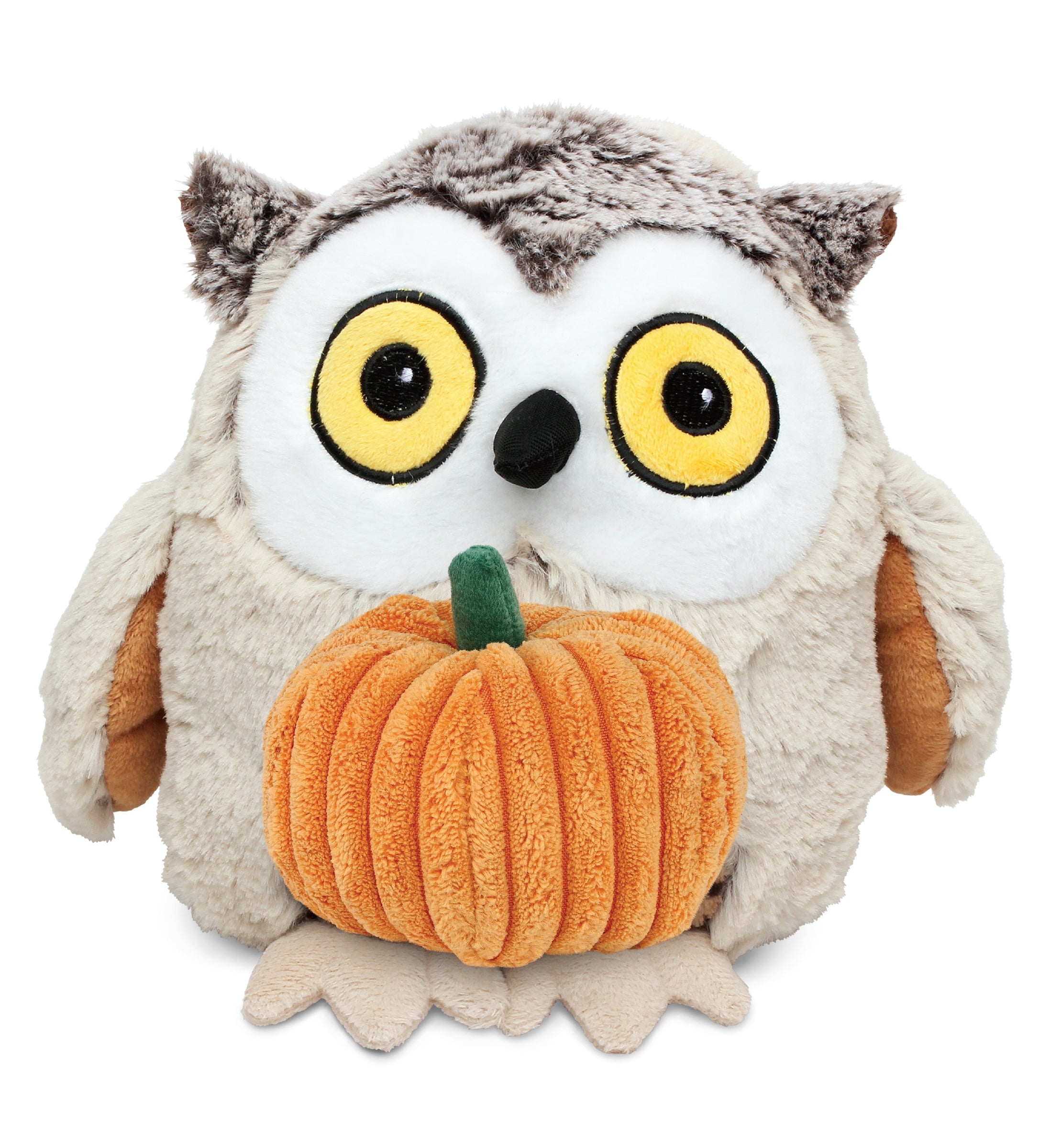 PLUSH PUMPKIN - SUPER SOFT PLUSH - FAT BROWN OWL