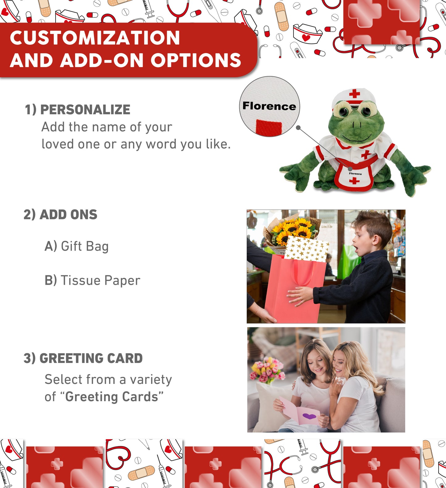 SUPER SOFT PLUSH - SQUAT FROG NURSE DRESS UP