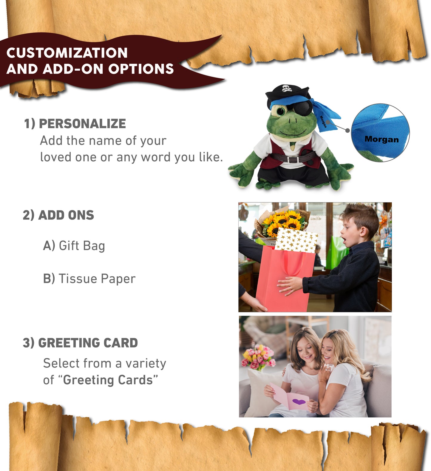 SUPER SOFT PLUSH - SQUAT FROG WITH PIRATE DRESS UP