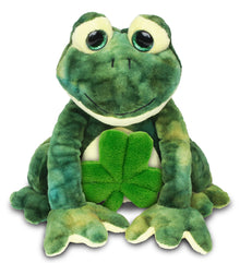 PLUSH SHAMROCK - SUPER SOFT PLUSH - SQUAT FROG