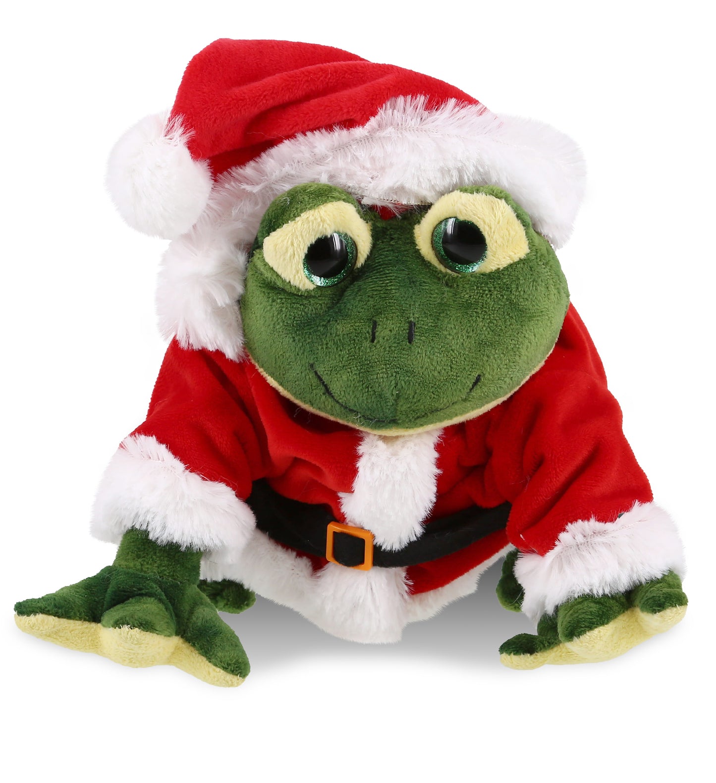 PLUSH SANTA - SUPER SOFT PLUSH - SQUAT FROG