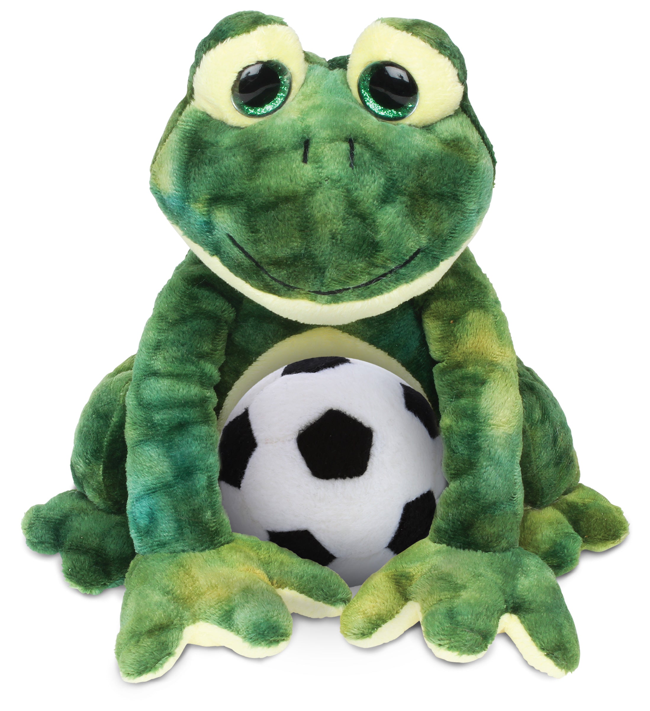 PLUSH SOCCER BALL - SUPER SOFT PLUSH - SQUAT FROG