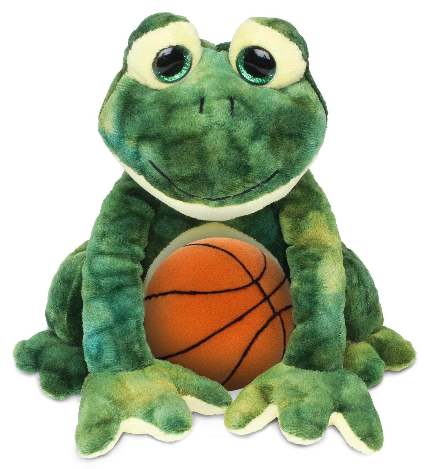 PLUSH BASKETBALL - SUPER SOFT PLUSH - SQUAT FROG