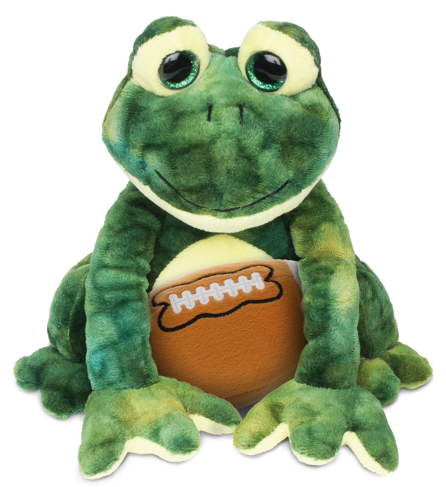 PLUSH FOOTBALL - SUPER SOFT PLUSH - SQUAT FROG