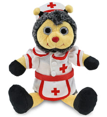 SUPER SOFT PLUSH - SITTING BEE With NURSE Dress-Up