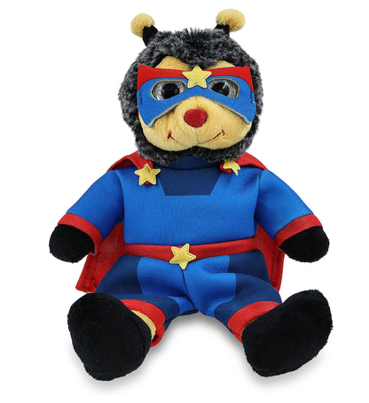 SUPER SOFT PLUSH - SITTING BEE SUPER HERO