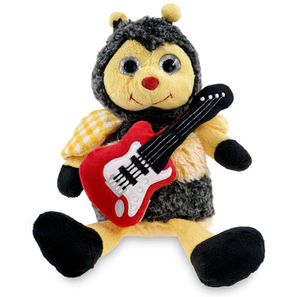 SUPER SOFT PLUSH - SITTING BEE WITH GUITAR ADD ON
