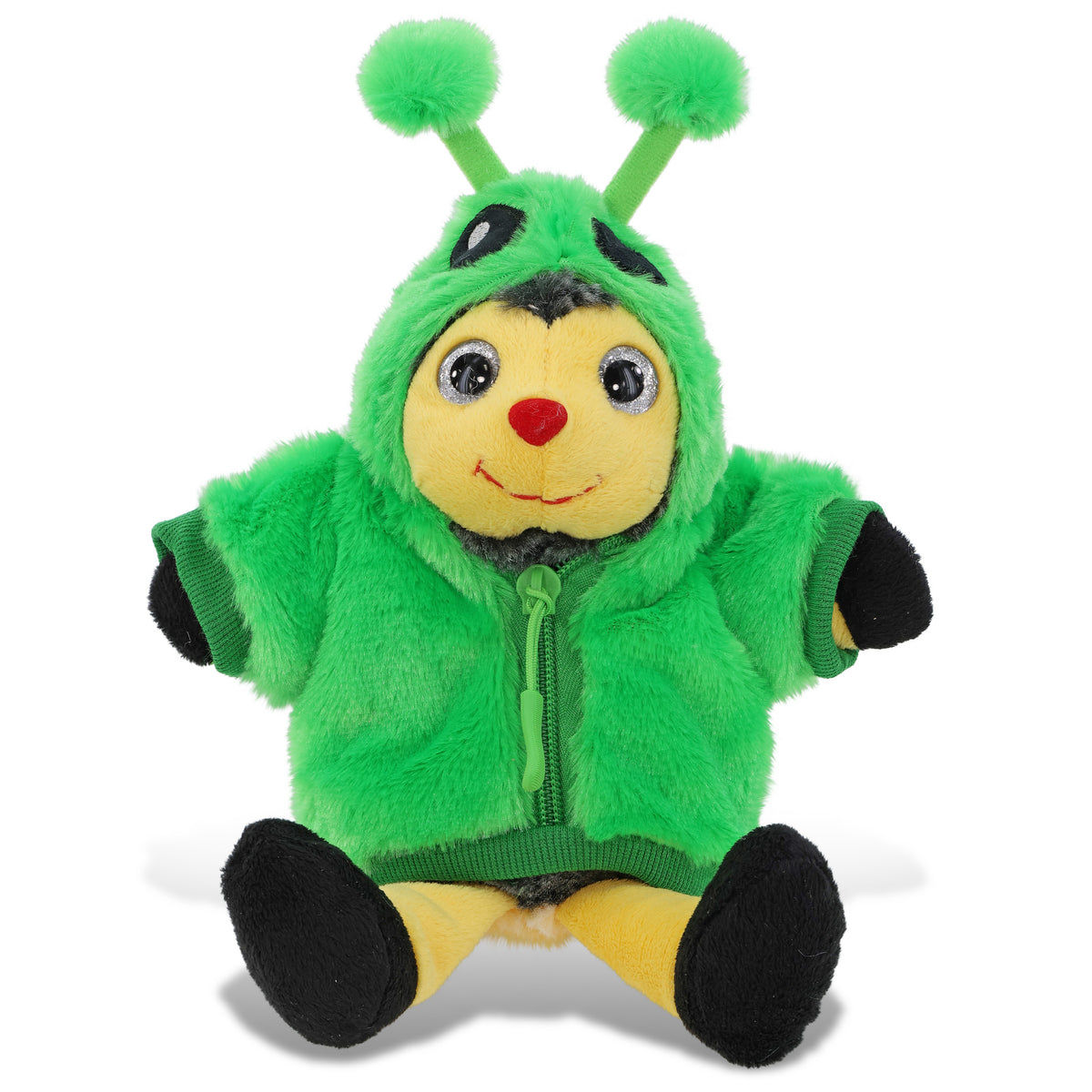 SUPER SOFT PLUSH - SITTING BEE WITH ALIEN SWEATER