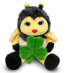 PLUSH SHAMROCK - SUPER SOFT PLUSH - SITTING BEE