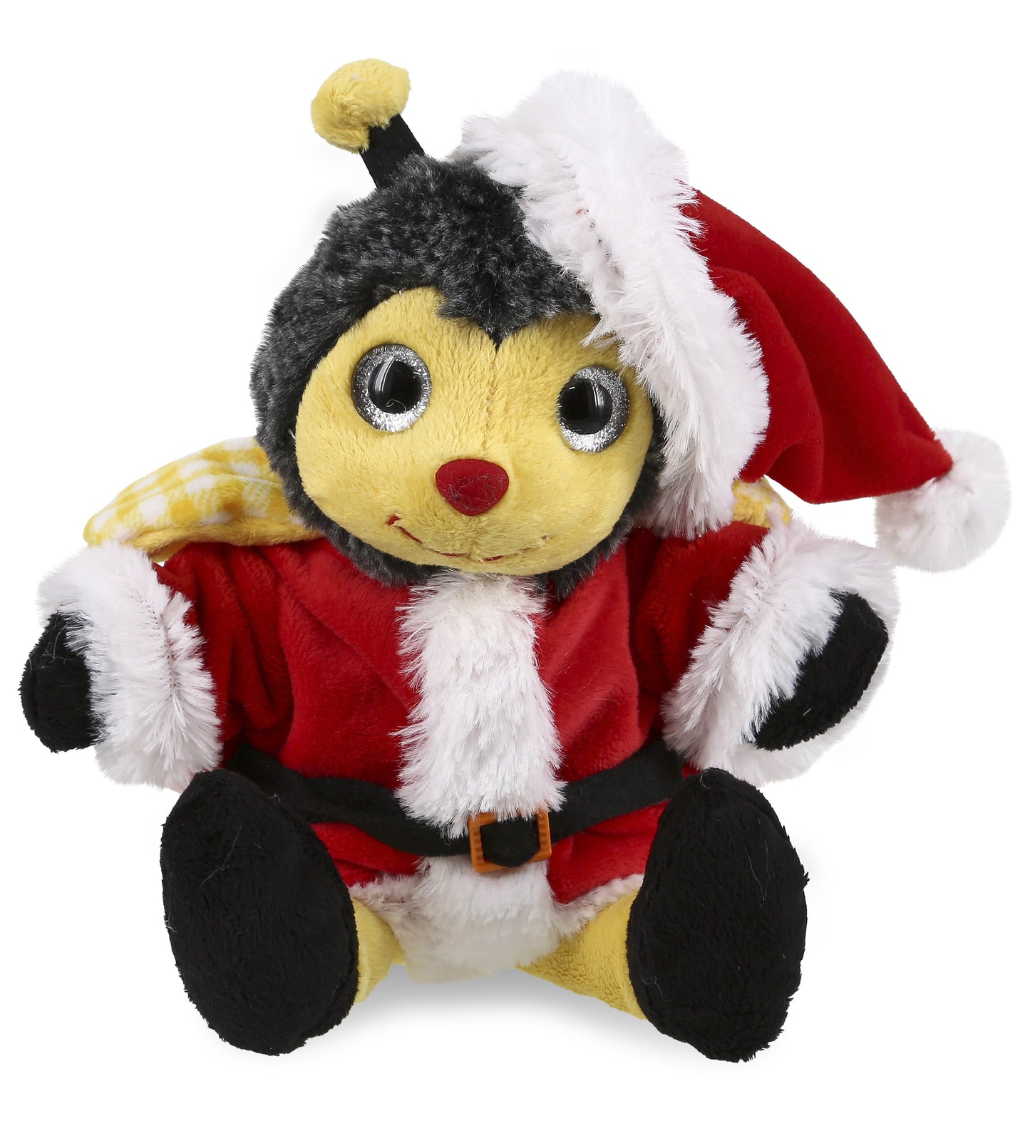 PLUSH SANTA - SUPER SOFT PLUSH - SITTING BEE
