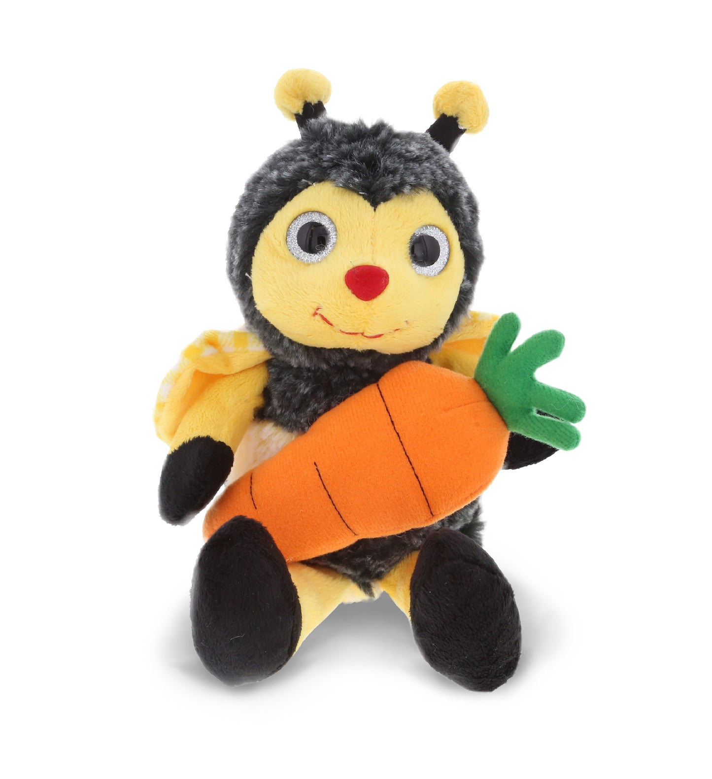 PLUSH CARROT - SUPER SOFT PLUSH - SITTING BEE