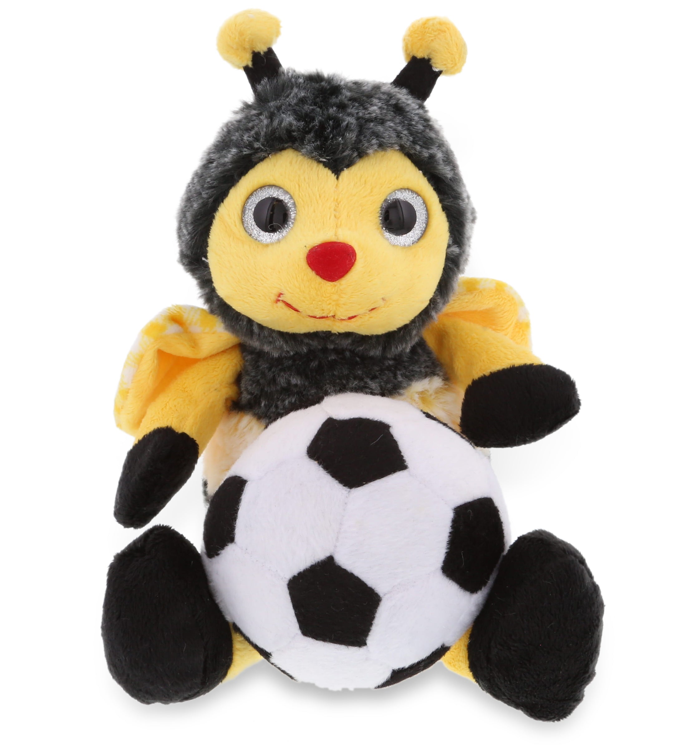 PLUSH SOCCER BALL - SUPER SOFT PLUSH - SITTING BEE