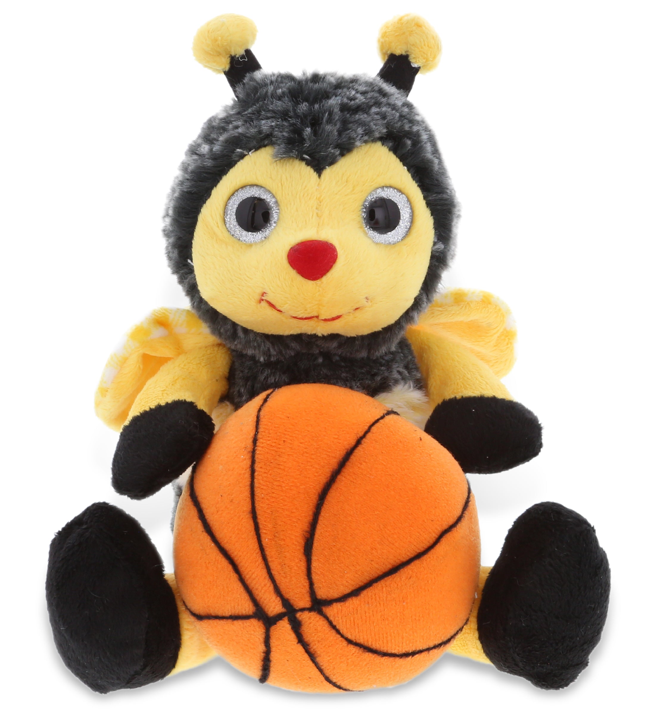 PLUSH BASKETBALL - SUPER SOFT PLUSH - SITTING BEE