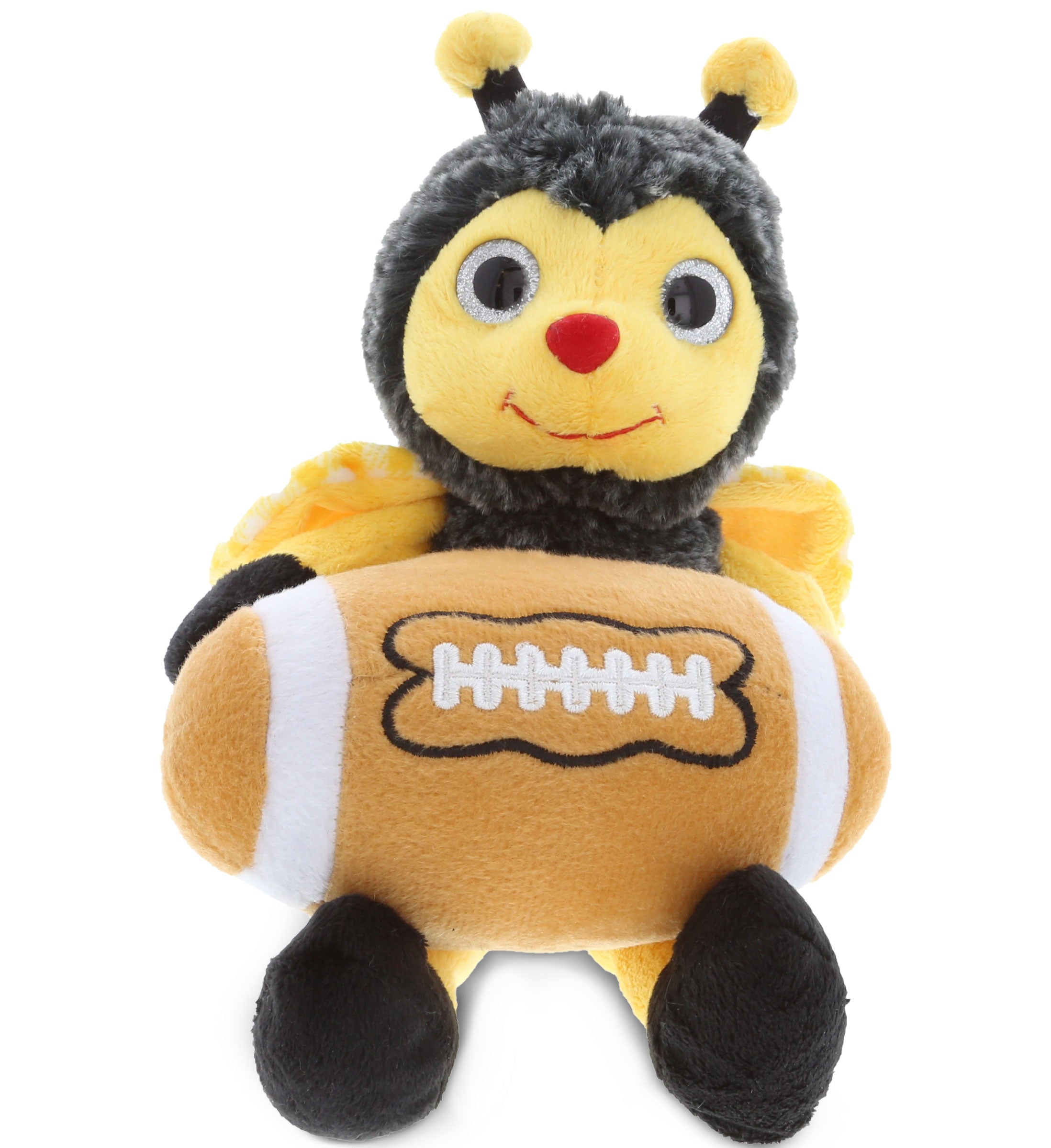 PLUSH FOOTBALL - SUPER SOFT PLUSH - SITTING BEE