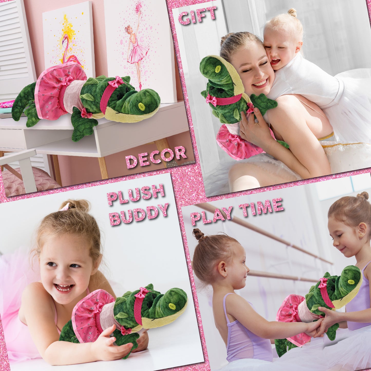 SUPER SOFT PLUSH - GATOR BALLERINA