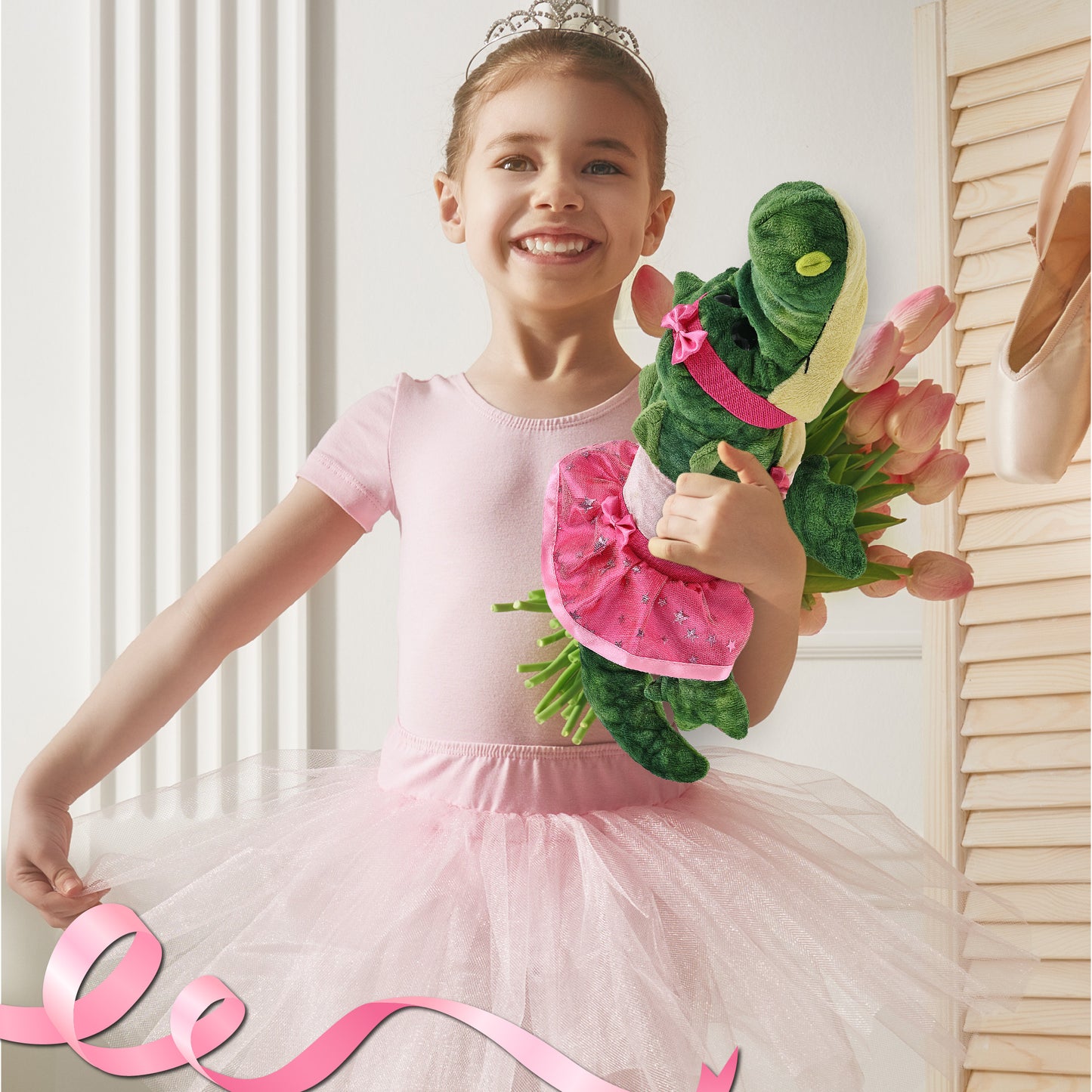 SUPER SOFT PLUSH - GATOR BALLERINA