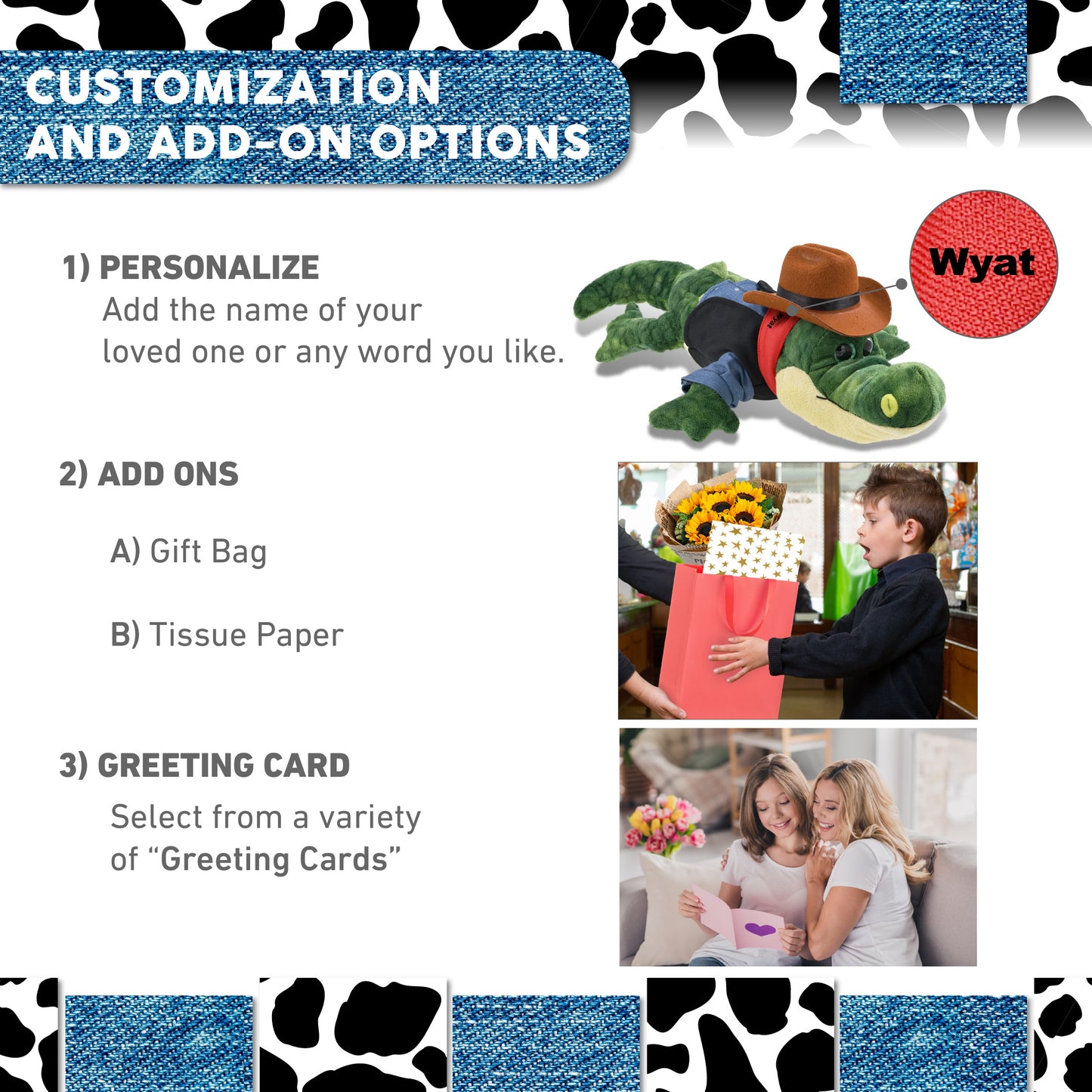 SUPER SOFT PLUSH - GATOR COWBOY DRESS UP