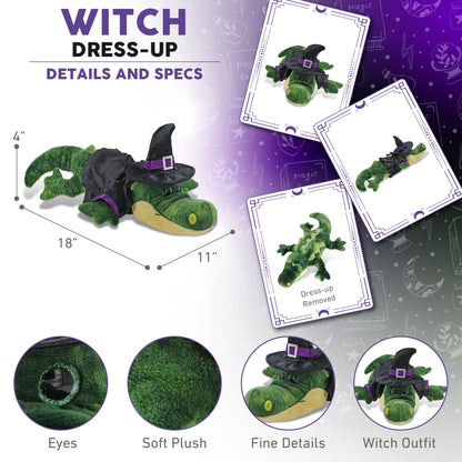 SUPER SOFT PLUSH - GATOR WITCH DRESS UP