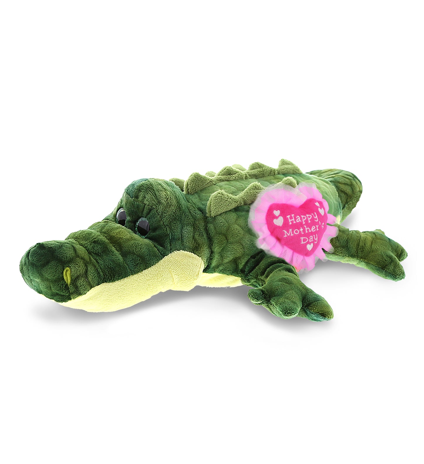 PLUSH MOTHERS DAY HEART - SUPER SOFT PLUSH - GATOR