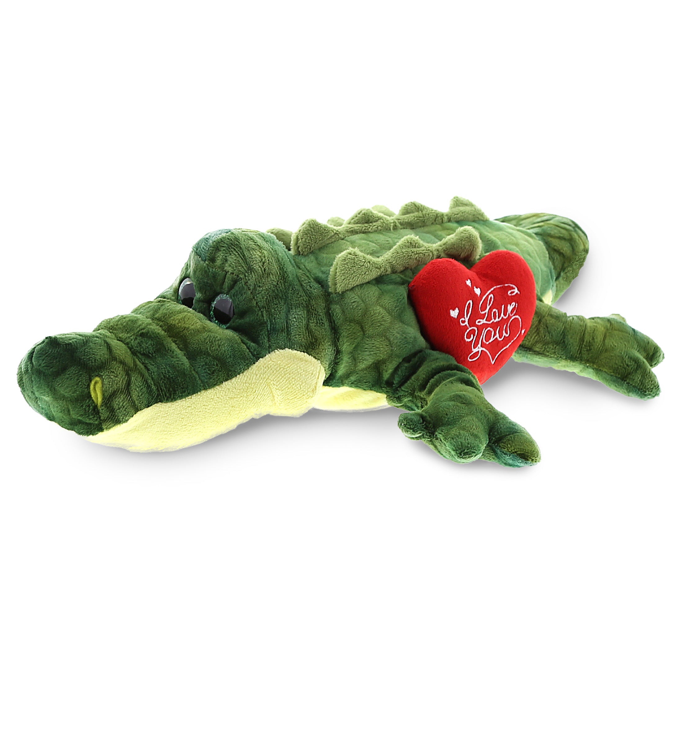 PLUSH I LOVE YOU RED HEART - SUPER SOFT PLUSH - GATOR