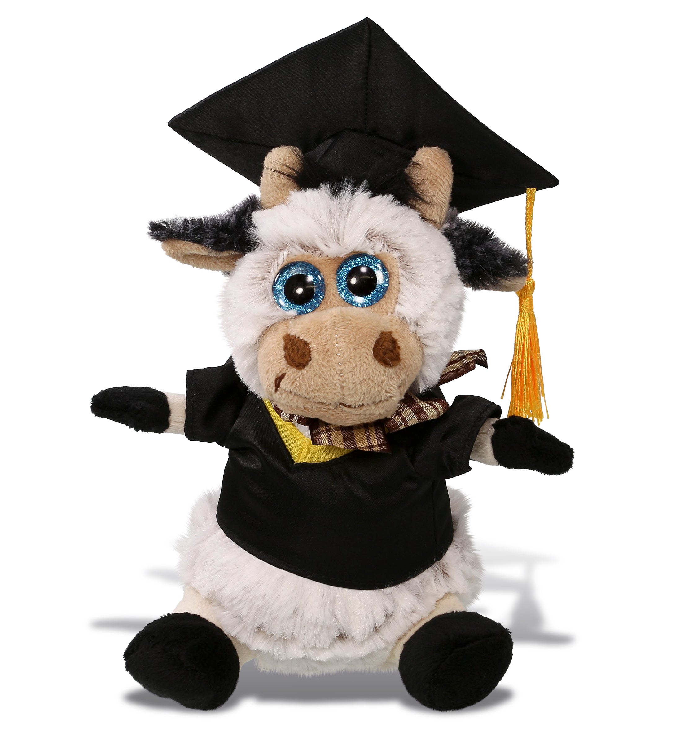 PLUSH GRADUATION - SUPER SOFT PLUSH - SITTING COW