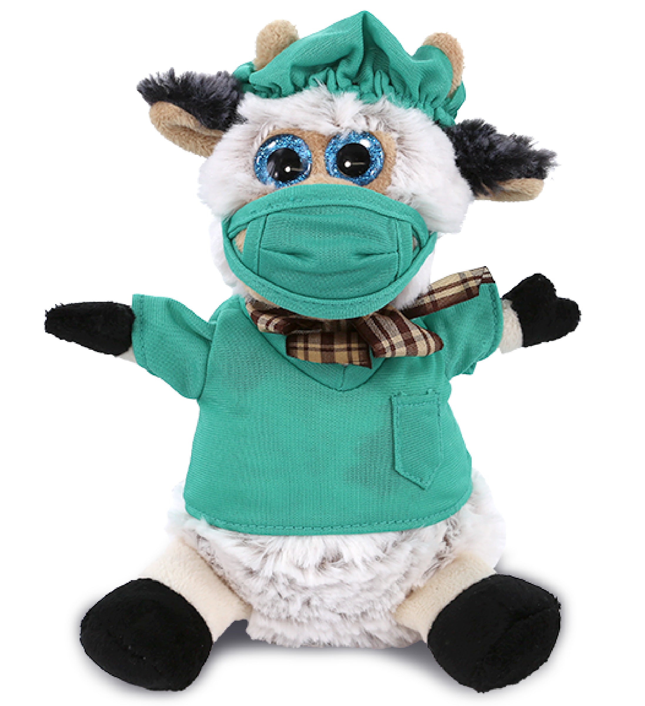 PLUSH DOCTOR - SUPER SOFT PLUSH - SITTING COW