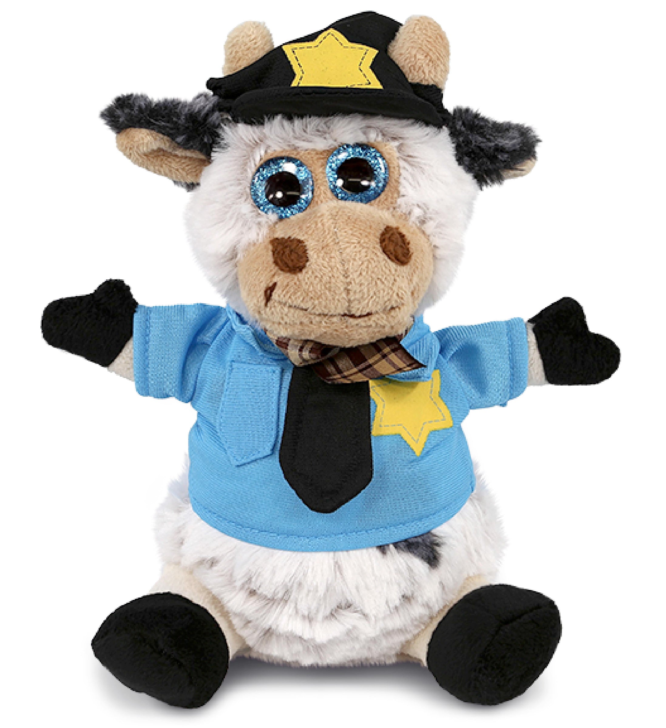 PLUSH POLICE - SUPER SOFT PLUSH - SITTING COW