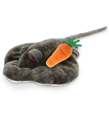 DolliBu Happy Easter Super Soft Plush Grey Stingray with Carrot - 18.5 Inches
