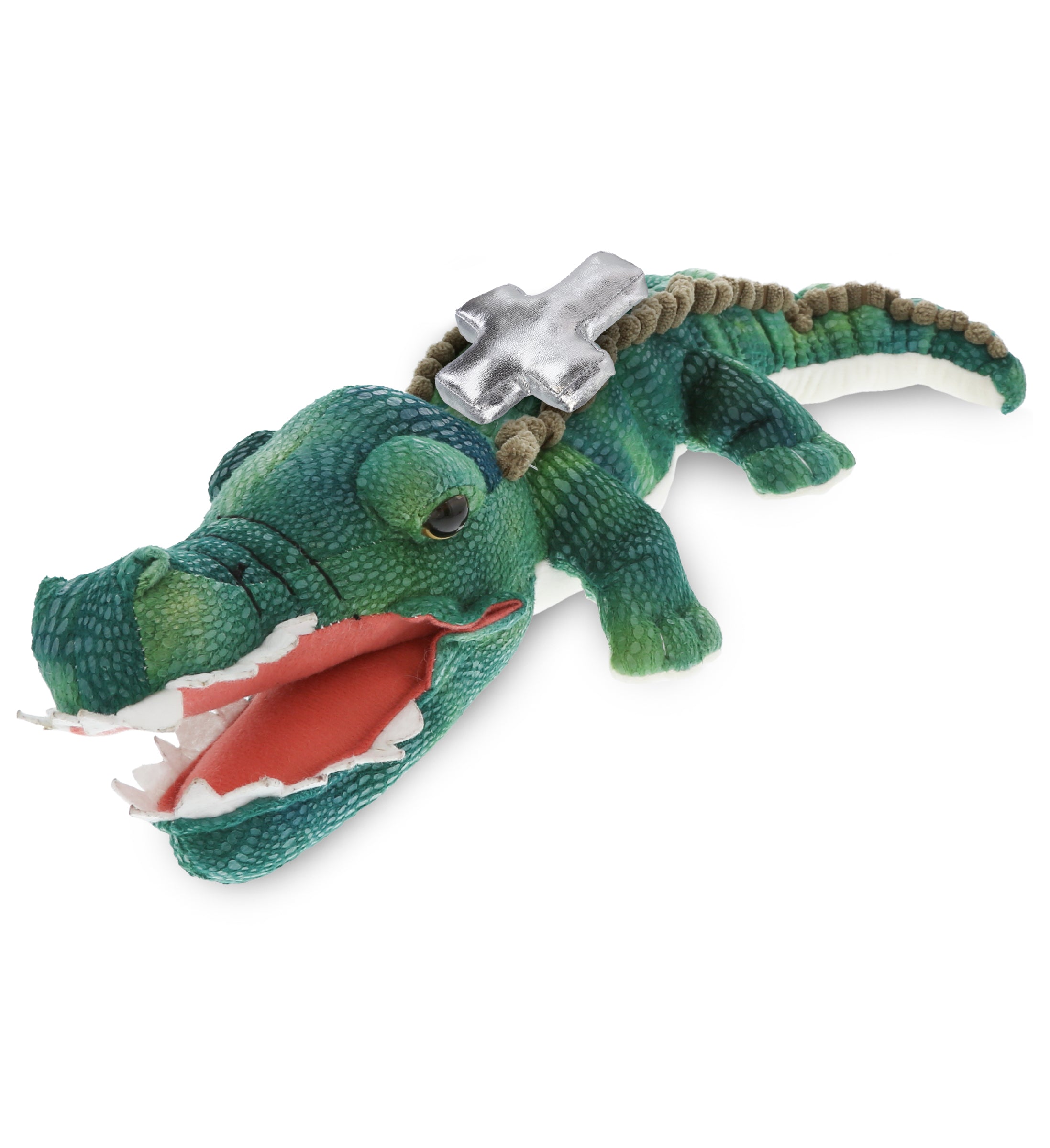PLUSH CROSS - WILD COLLECTION PLUSH - 18" GREEN ALLIGATOR