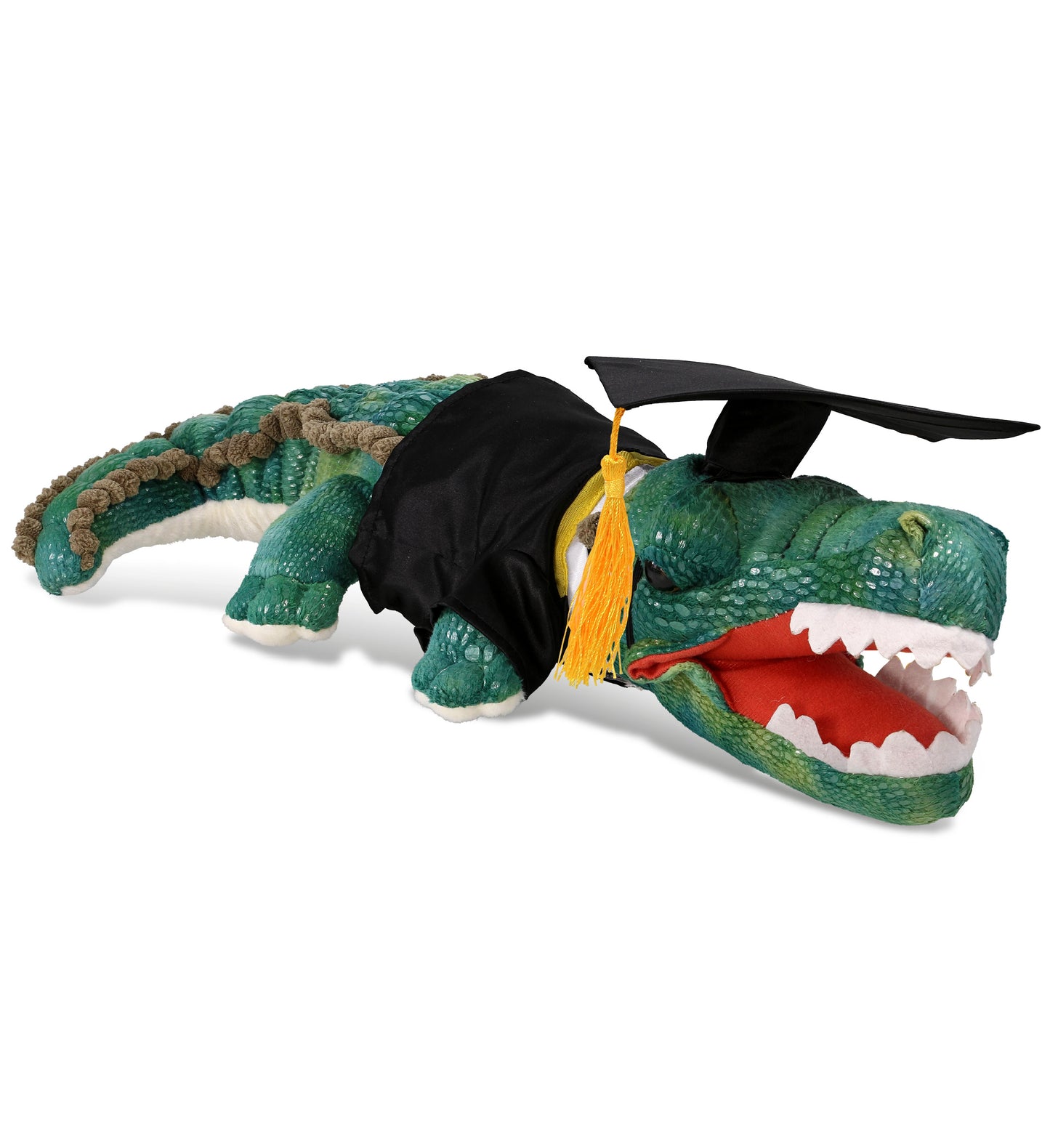 PLUSH GRADUATION - WILD COLLECTION PLUSH - 18" GREEN ALLIGATOR