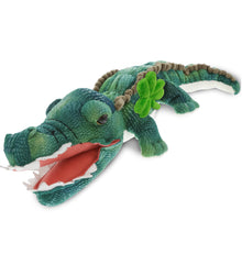 PLUSH SHAMROCK - WILD COLLECTION PLUSH - 24" GREEN ALLIGATOR