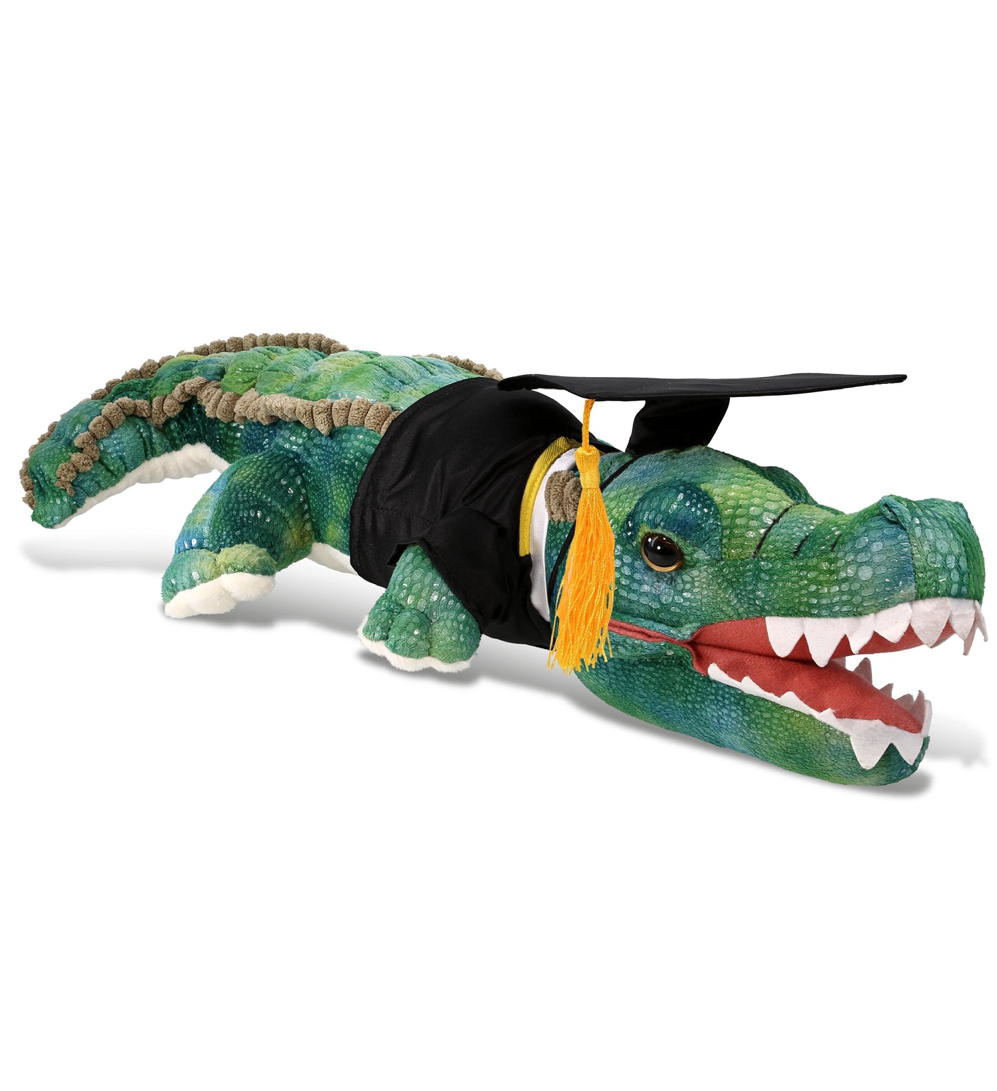 PLUSH GRADUATION - WILD COLLECTION PLUSH - 24" GREEN ALLIGATOR