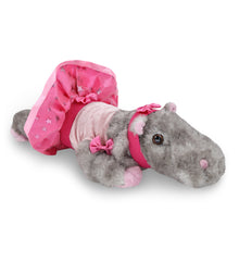 WILD COLLECTION PLUSH - 11" HIPPO Ballerina