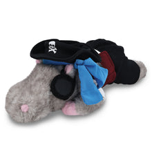 WILD COLLECTION PLUSH - 11" HIPPO WITH PIRATE DRESS UP