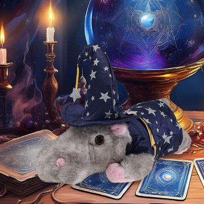 WILD COLLECTION PLUSH - 11" HIPPO WITH WIZARD DRESS UP