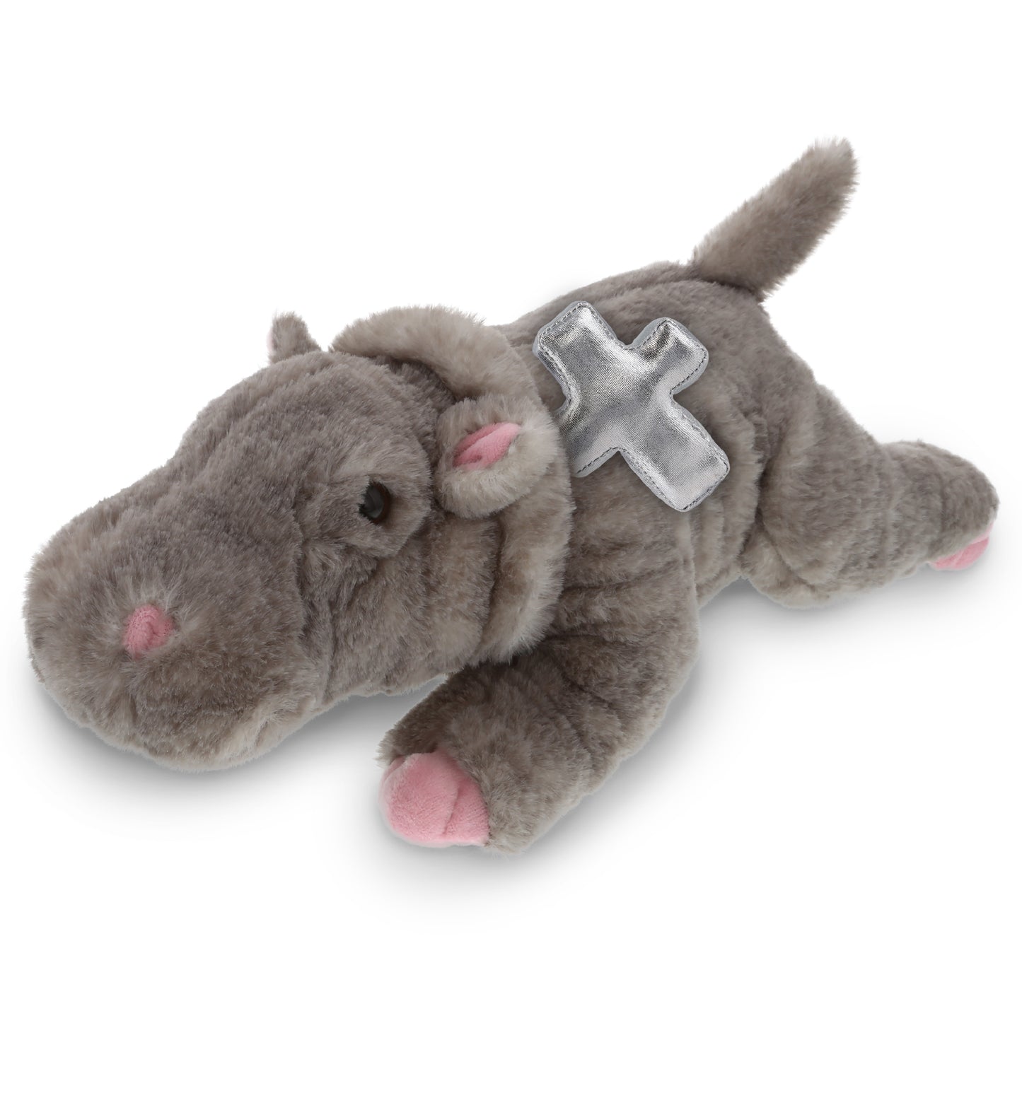 PLUSH CROSS - WILD COLLECTION PLUSH - 11" HIPPO